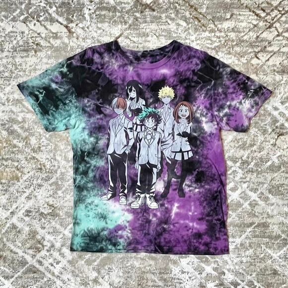 My Hero Academia Tie-Dye Graphic T-Shirt (Size M) Funimation Licensed Anime Tee - Picture 1 of 7